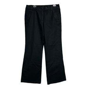 Ann Taylor Signature Fit Just Below the Waist Black Wide Leg Pants Size 12